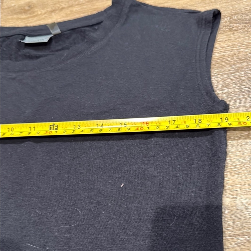 Athleta Women’s Black Midi Dress Stretch Size Small - Picture 5 of 13